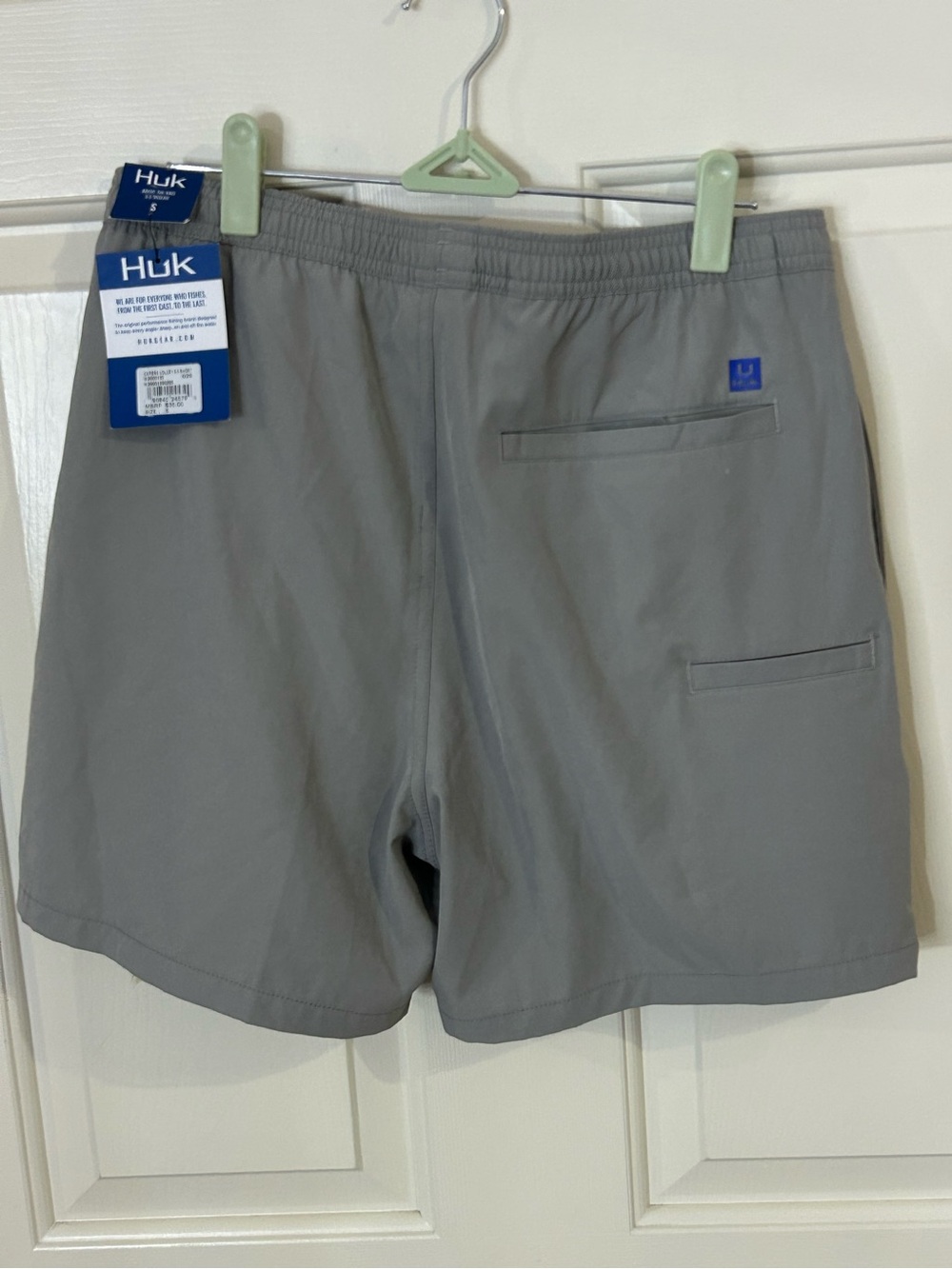 Men’s Huk Pursuit Volley Swim Fish Shorts 5.5” Gray Sz Small NWT - Picture 2 of 6